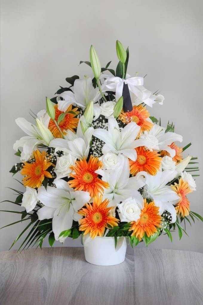 Seramikte Lilyum  Aranjman