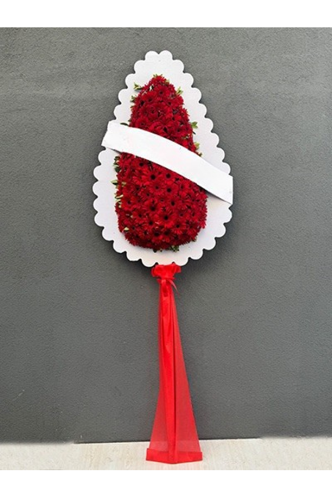 Ayaklı Sepet Kırmızı