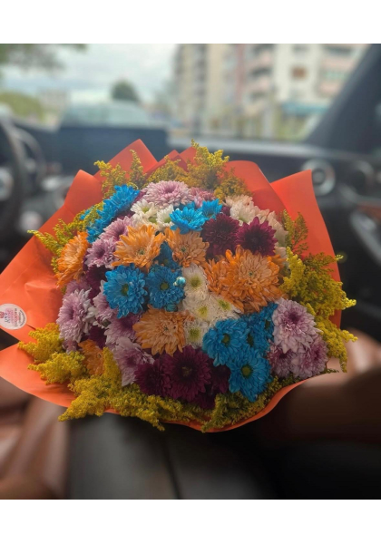 Renkli Kasımpatı Buketi