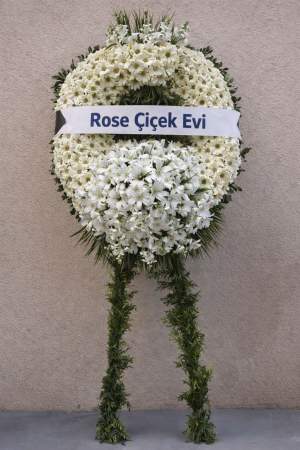 Gerbera Lilyum Cenaze Çelengi