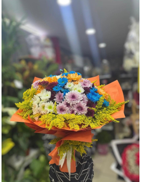 Renkli Kasımpatı Buketi