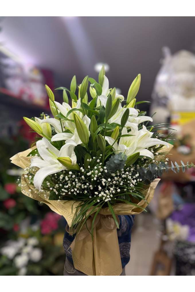 Kokulu Casablanca Lilyum Buketi