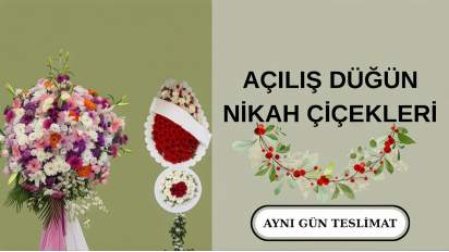 Açılış Düğün Nikah Çiçekleri