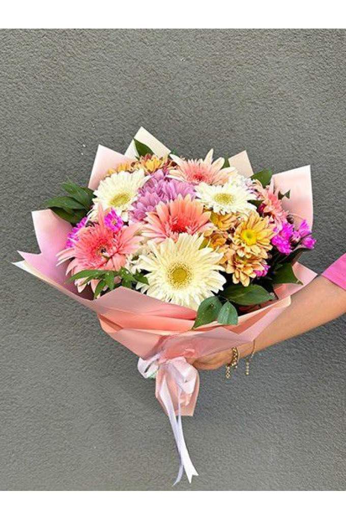 Gelbera & Papatya Buketi 