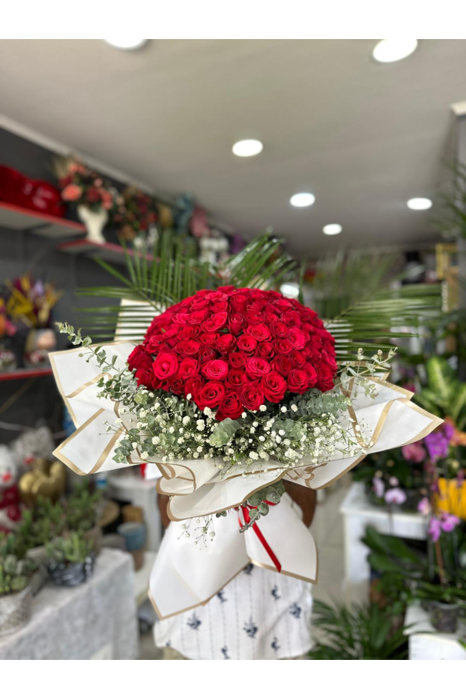 101 Adet Yerli Gül Söz Buketi 101 Adet Yerli Gül Söz Buketi