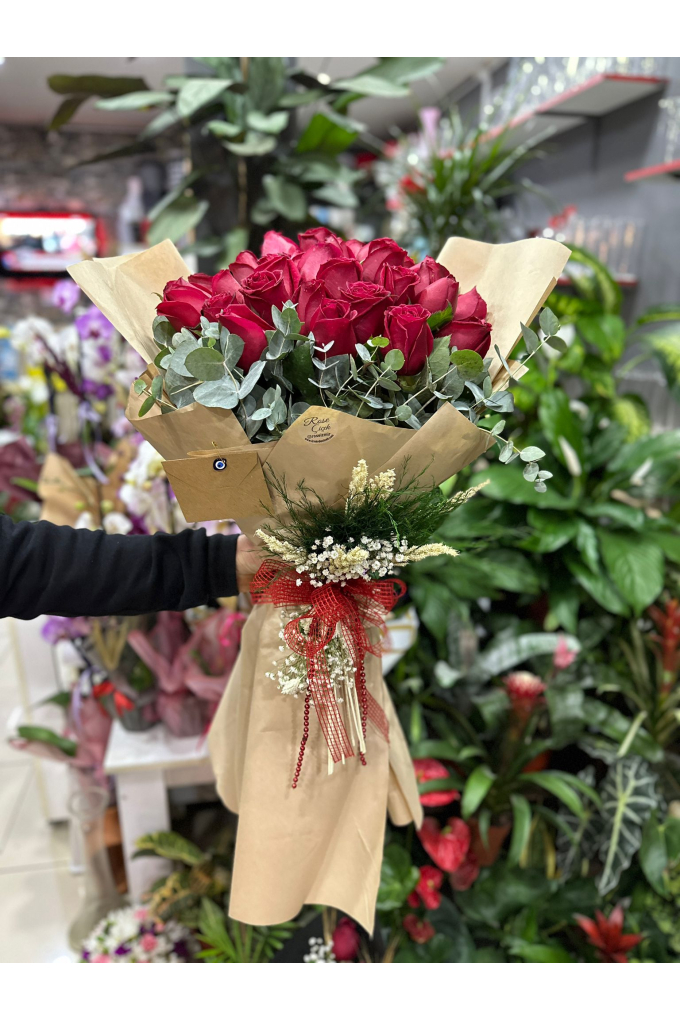 30 Adet Kırmızı Gül