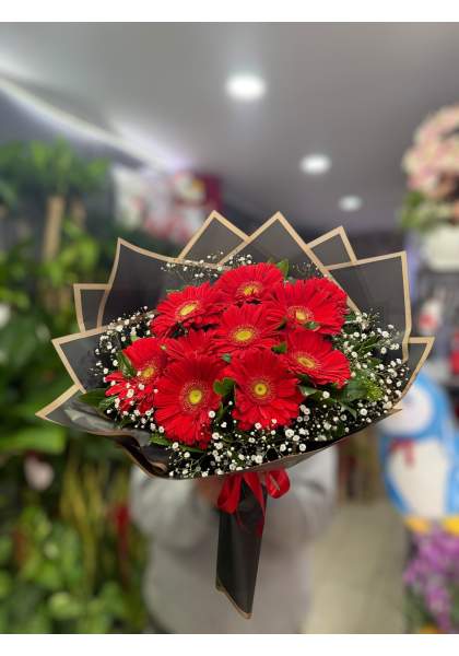Kırmızı Gerbera Buketi