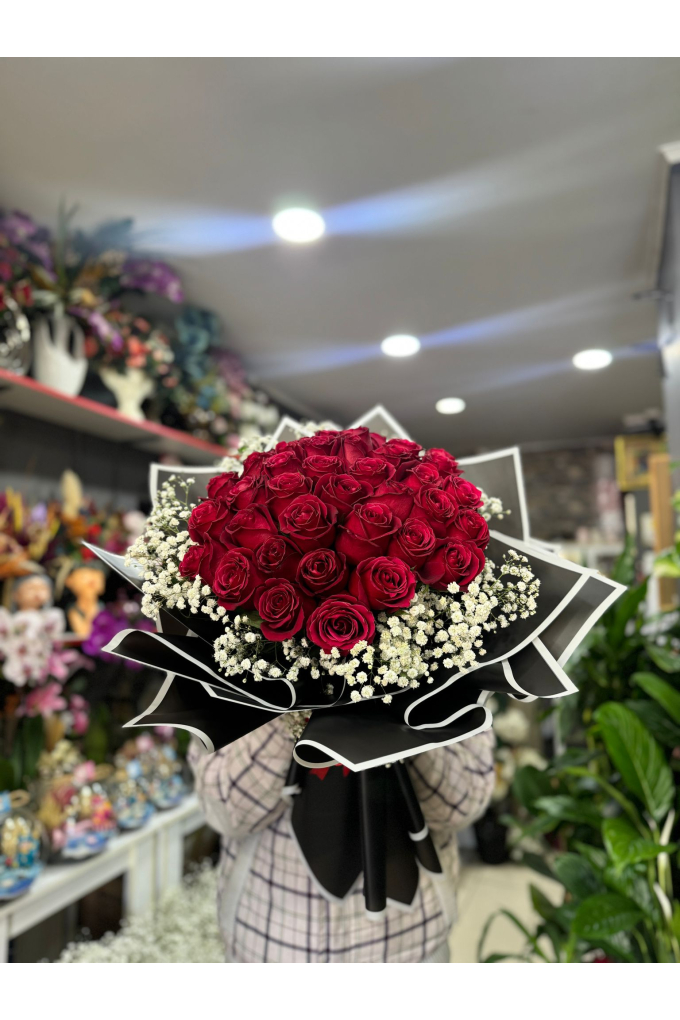 41 Adet Kırmızı Gül Buketi 41 Adet Kırmızı Gül Buketi