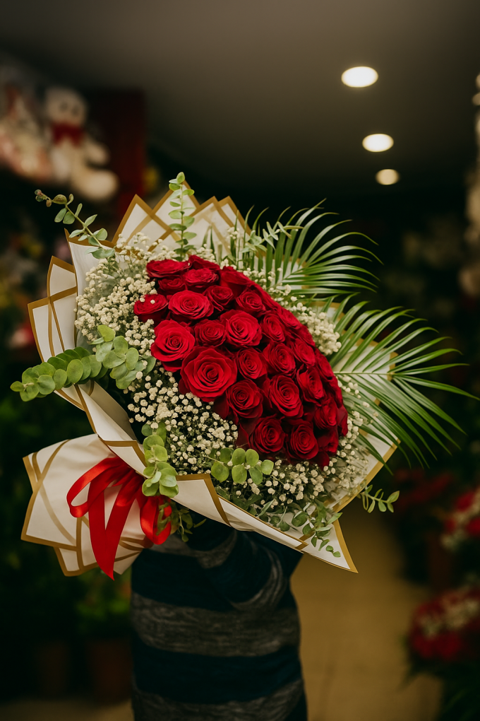 41 Adet Kırmızı Gül Buketi 41 Adet Kırmızı Gül Buketi