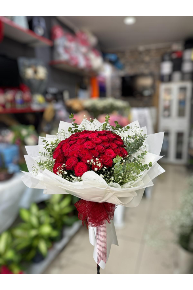 41 Li Cipsolu Gül Buketi 41 Li Cipsolu Gül Buketi