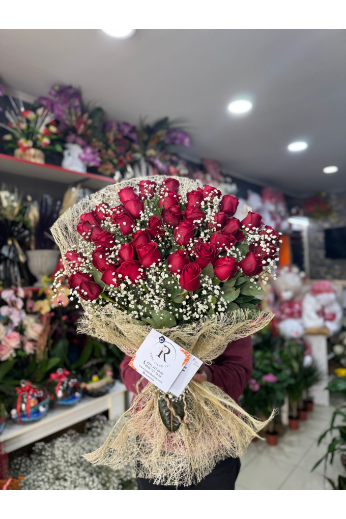 41Adet Abaka İçinde Gül 41Adet Abaka İçinde Gül