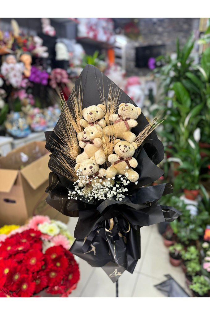 5 Adet Ayıcık Buketi