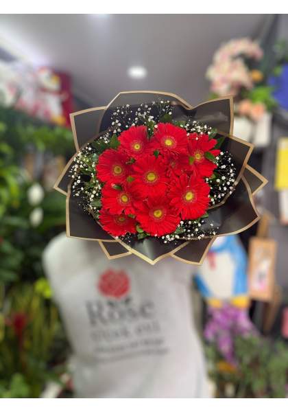 Kırmızı Gerbera Buketi