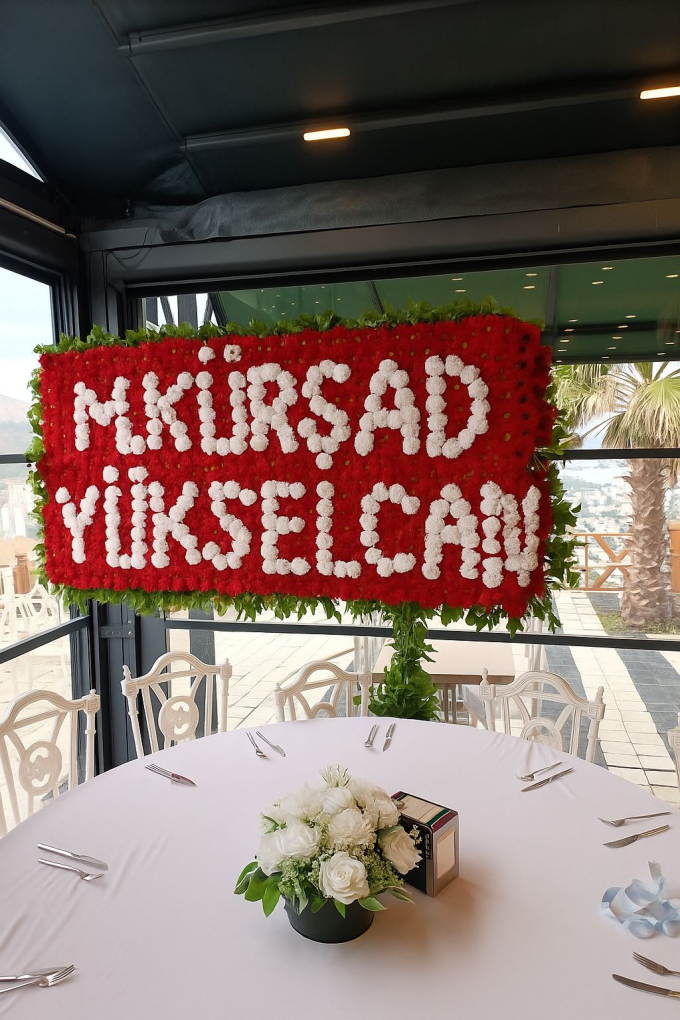 Büyük Boy Pano Çelenk Büyük Boy Pano Çelenk