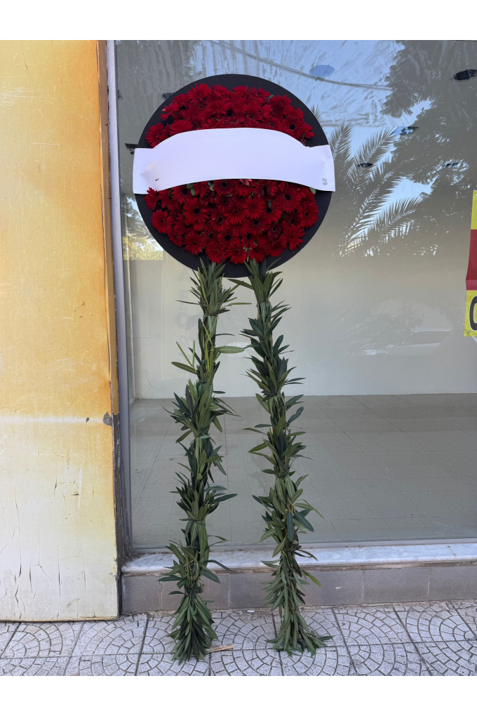 Cenaze Çelenk Kırmızı