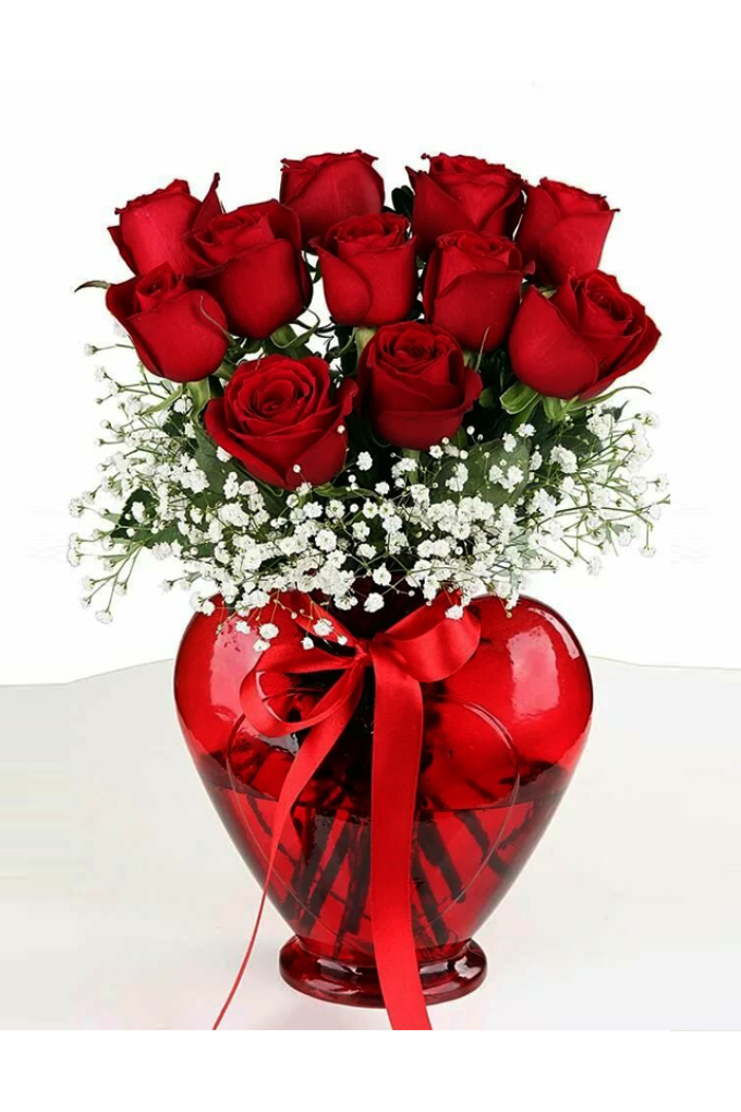 Kalp Vazoda 11 Gül Kalp Vazoda 11 Gül