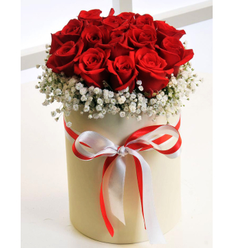 Kutuda Kırmızı güller