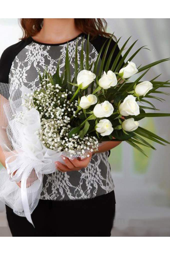 Melek Yüzlüm 9 Beyaz Gül Melek Yüzlüm 9 Beyaz Gül