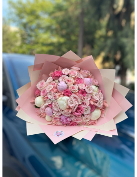 Şakayık ve Gül Mix
