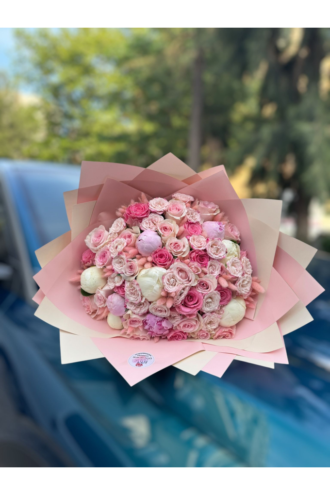 Şakayık ve Gül Mix