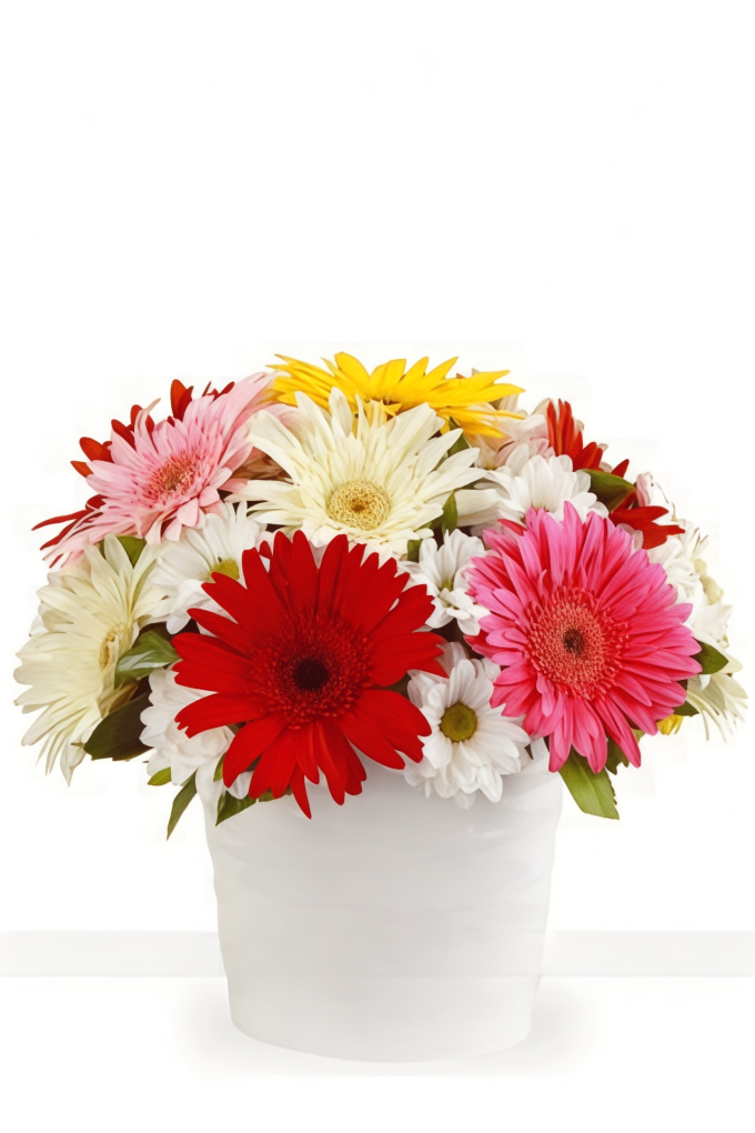 Seramik İçerisinde Mevsim Çiçekleri Seramik İçerisinde Mevsim Çiçekleri